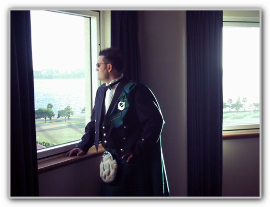 DJ in Full Clan Colours